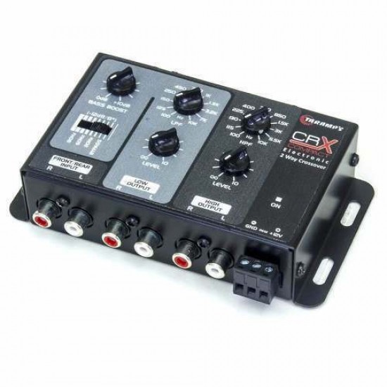 Taramps CRX-4 Compact Electronic 4-Way Crossover CRX4 Low Mid High